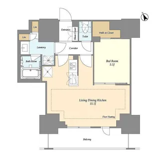 オアーゼ日暮里レジデンス【2階】の間取り