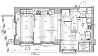 東京都北区豊島6丁目【マンション】の間取り