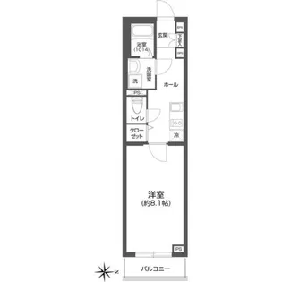コンポジット王子【2階】の間取り