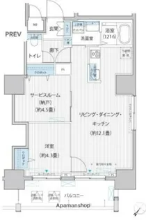 グランデュール富士【10階】の間取り