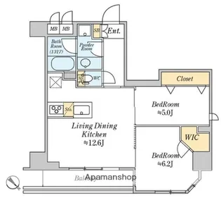 東京都板橋区志村1丁目【マンション】の間取り