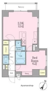 東京都文京区大塚3丁目【マンション】の間取り