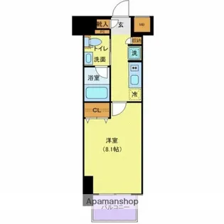 ライトハウス大塚【6階】の間取り