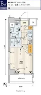 スカイコートパレス西巣鴨【7階】の間取り