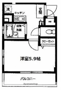 東京都豊島区東池袋2丁目【マンション】の間取り
