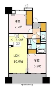 ロイヤルパークスシーサー南千住【6階】の間取り