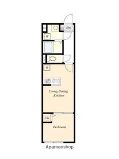 HW.HILLS 東日暮里【1階】の間取り