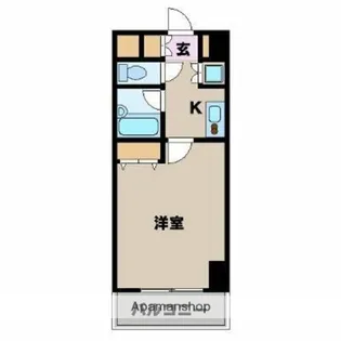 スカイコートお茶の水【2階】の間取り