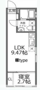 東京都北区赤羽南1丁目【マンション】の間取り