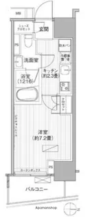 ヒューリックレジデンス新御茶ノ水【12階】の間取り