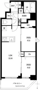 アーバンパーク日暮里Ⅱ【11階】の間取り