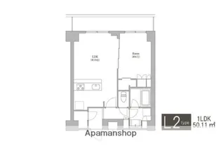 オアーゼ日暮里レジデンス【6階】の間取り