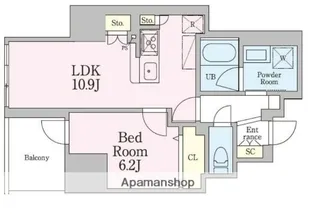 シュトラーレ本駒込【10階】の間取り
