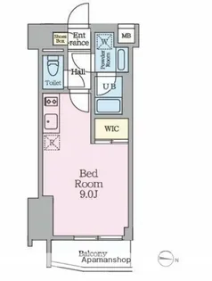 HY’S MINOWA Ⅱ【2階】の間取り