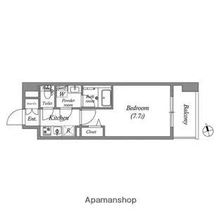 GRAN PASEO町屋【4階】の間取り