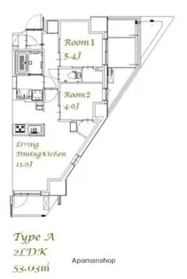 スプランディッド西日暮里【7階】の間取り