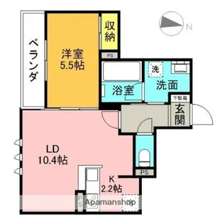 ALBA TERRACE【1階】の間取り