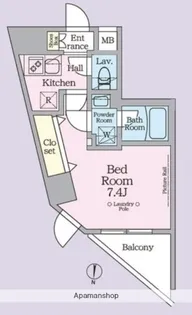 ARKMARK池袋本町【5階】の間取り