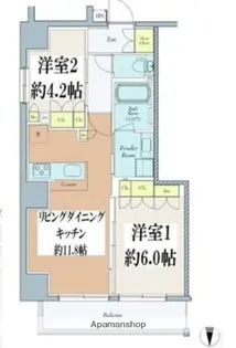 クレストコート西巣鴨【7階】の間取り