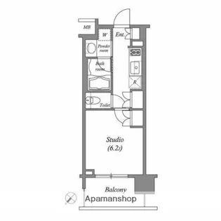 LASANTE千駄木【3階】の間取り