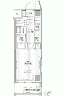 ヒューリック浅草橋江戸通【8階】の間取り