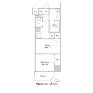 ルクレ東上野レジデンス【5階】の間取り