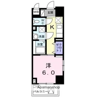 ロワン・セレスト【2階】の間取り