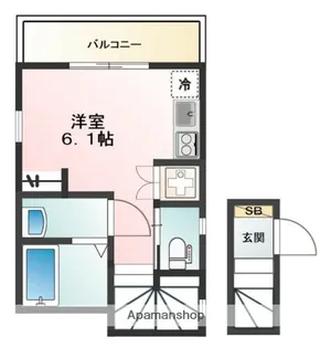 NOBLE 201【2階】の間取り