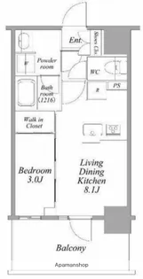 ネベル赤羽【2階】の間取り