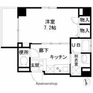 ディアコート蔵前【7階】の間取り