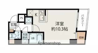 物件名登録なし【4階】の間取り