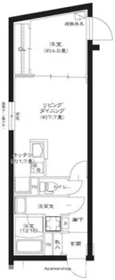 ジェノヴィア池袋【1階】の間取り