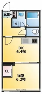 早稲田鶴巻町IMAハウス【3階】の間取り