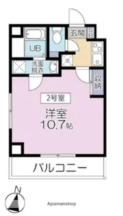 シェラトン南千住【2階】の間取り