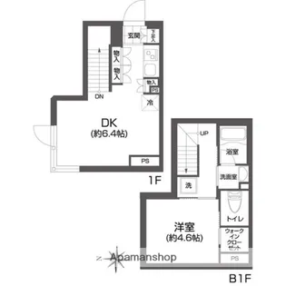 UVAS池袋【1階】の間取り