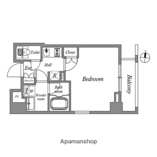 クオリタス東十条【6階】の間取り