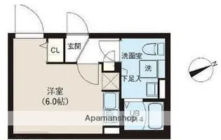 レピュア早稲田レジデンスⅡ【3階】の間取り