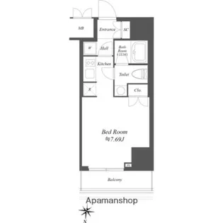 AIFLAT文京本駒込【11階】の間取り