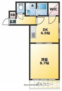 ヴェリテ有賀 アルガ【3階】の間取り