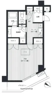 ヒューリック浅草一丁目【3階】の間取り