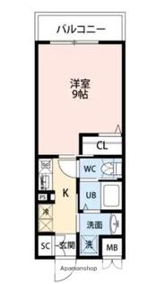 ラ・ファヴォール【5階】の間取り