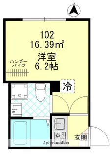 東京都板橋区蓮根2丁目【アパート】の間取り