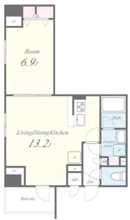 JPT RESIDENCE【2階】の間取り