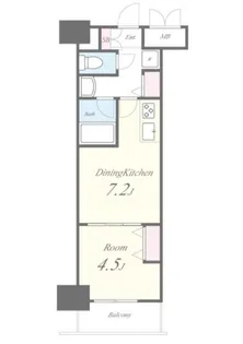 ROOTS SHINJUKU WAKAMATSUCHO(ルーツシ【10階】の間取り