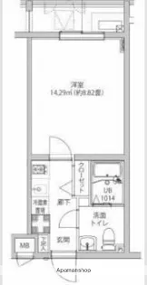 LUMEED飯田橋【3階】の間取り