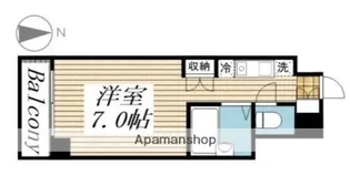 BーWALL神保町【6階】の間取り