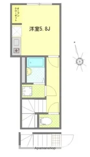 サザンロード西ヶ原【2階】の間取り