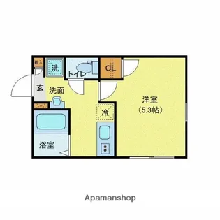 グレースコート町屋【2階】の間取り