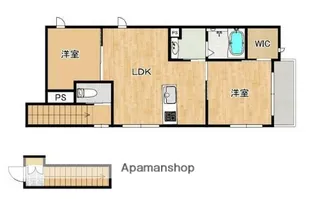 物件名登録なし【2階】の間取り