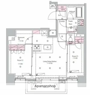 SYFORME ITABASHI Ⅲ【11階】の間取り